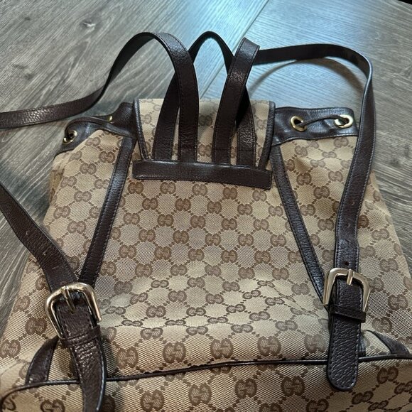 Gucci Abbey Monogram Flap Backpack main image 10